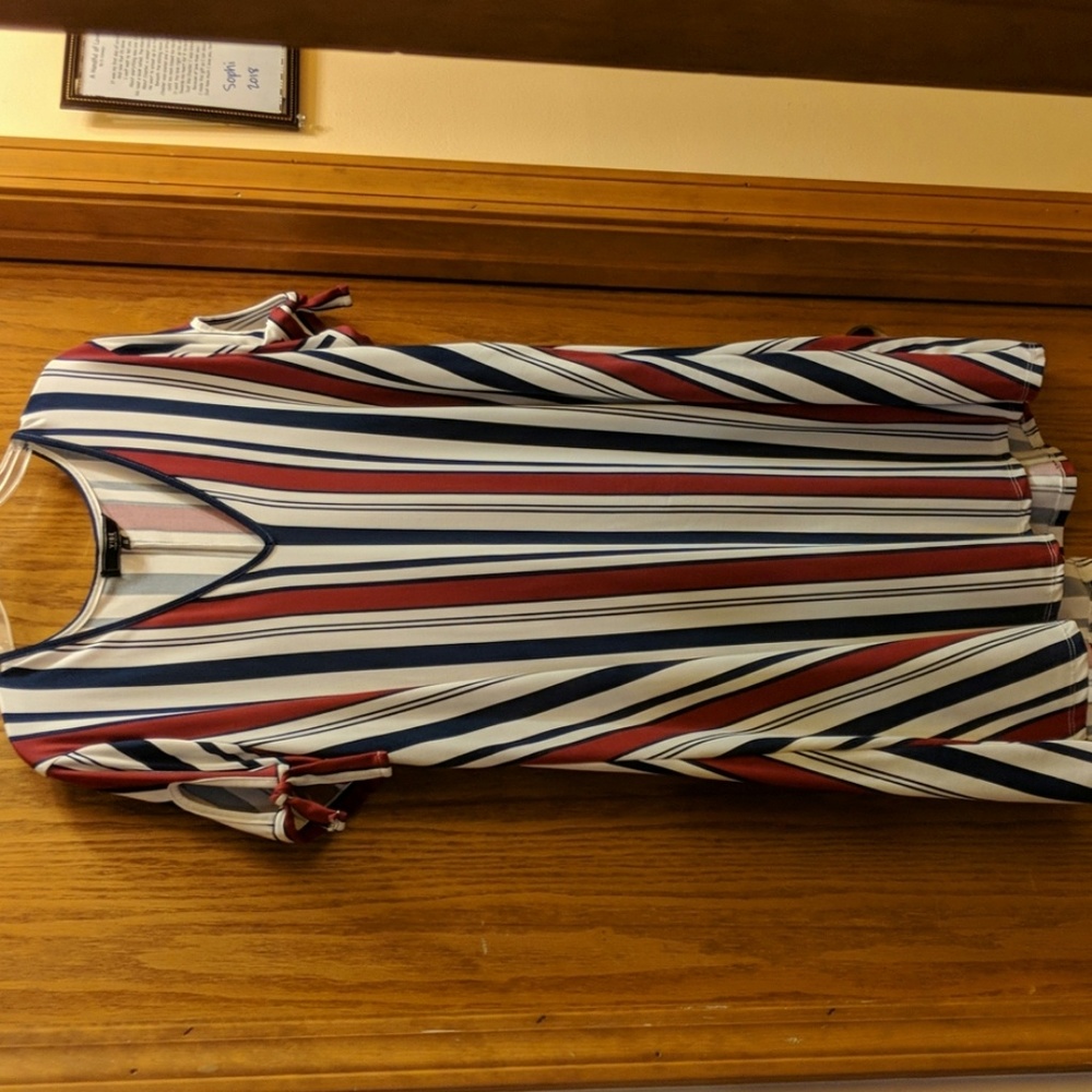 Red.White.Blue Striped Vibe Sportswear Dress